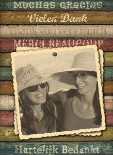 in meerdere talen bedanken