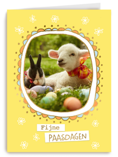 Pasen Vrolijke paasdagen lammetje