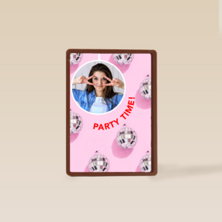 verjaardag kaart foto party time