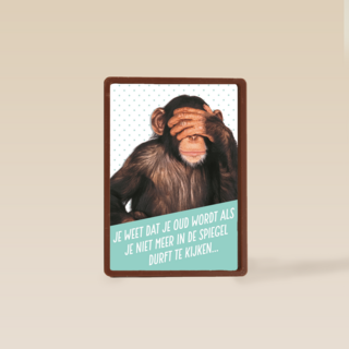 als je niet meer in de spiegel durft te kijken