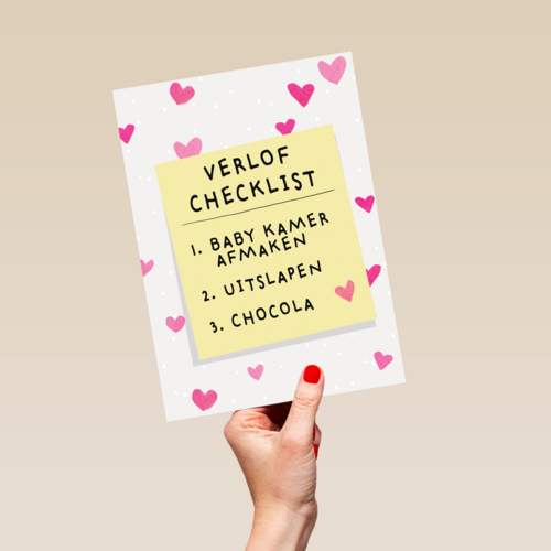 zwangerschap verlof checklist
