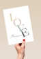 een trouwkaart met de quote love forever