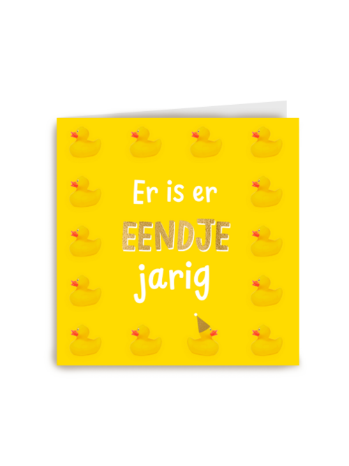 Er is er eendje jarig