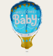 Ballon Welcome Baby Blauw