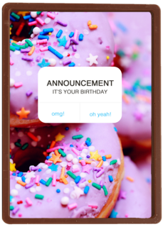 verjaardag kaart hip it is your birthday poll