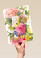 vijfenzeventig jaar met bloemen