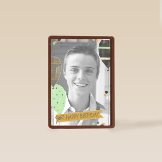 Getekende ballonnen met foto