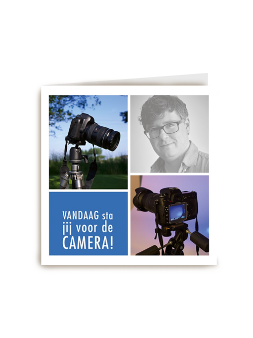 Verjaardagskaart Hallmark | Vandaag Sta Jij Voor De Camera