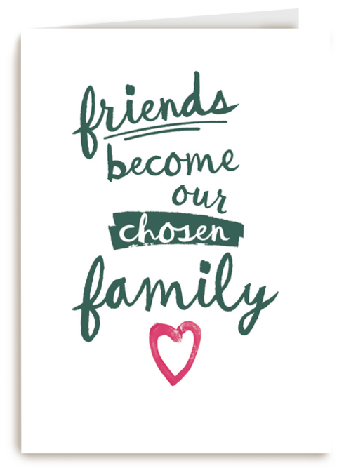 Kaart Hallmark | Vriendschap Valentijn | Valentijnkaart Friends Become Our Closer Family