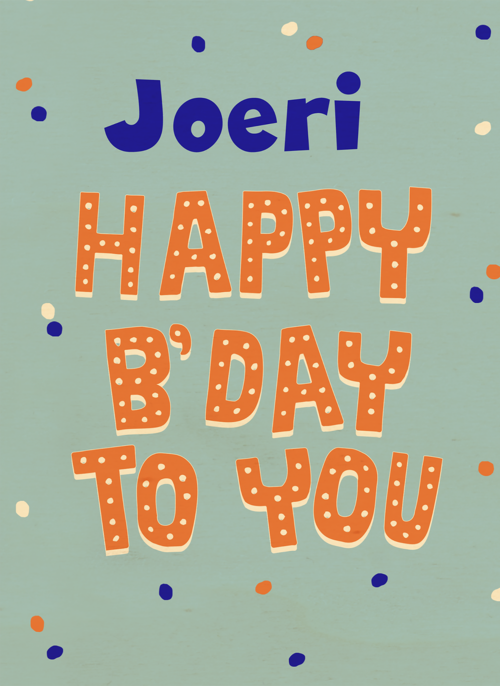 Houten kaart Verjaardagskaarten | Hallmark | Verjaardag Happy Bday To You