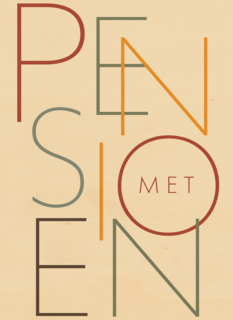 Pensioen kaart met pensioen