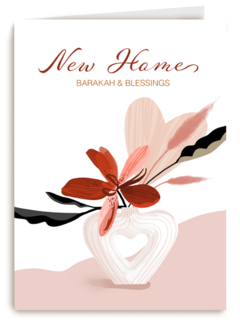 Nieuwe woning kaart Barakah and blessings