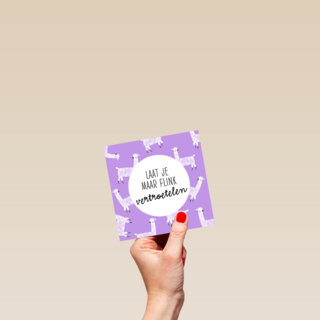 lama flink vertroetelen