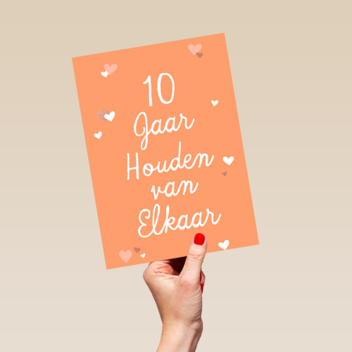 10 Jaar houden van elkaar