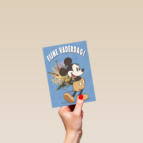 vaderdag kaart mickey fijne vaderdag