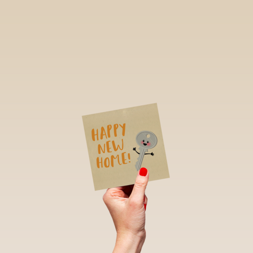 happy new home sleutel
