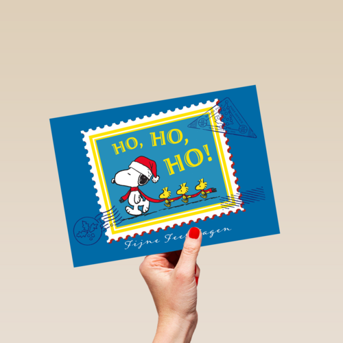 ho ho ho van snoopy fijne feestdagen