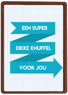 sporta op kamp kaart een superdikke knuffel voor jou