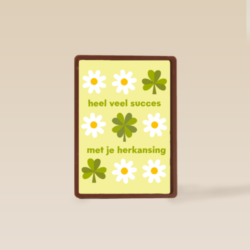 Gezakt kaart succes met je herkansing