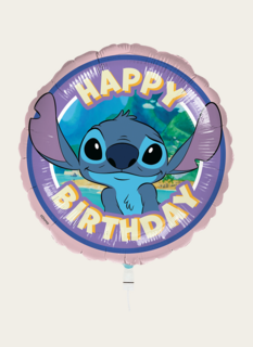 Ballon Stitch Happy Birthday Multi