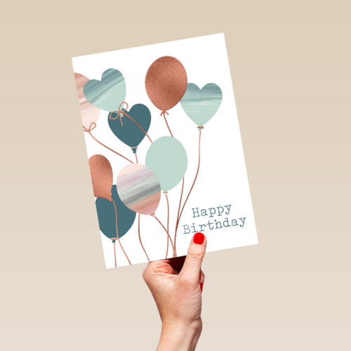 happy birthday balloons