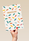 Proficiat met confetti