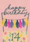 happy birthday met deze uitbundige taart