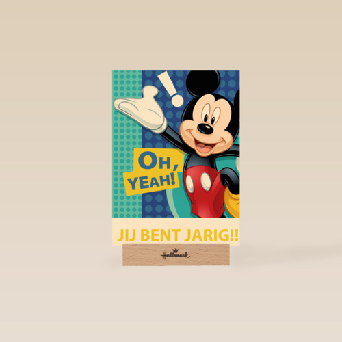 oh yeah jij bent jarig met mickey