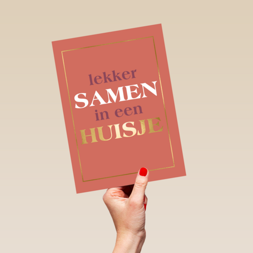 Samenwonen kaart lekker samen