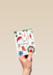 kerstkaart kerst items vrolijk design matia studio