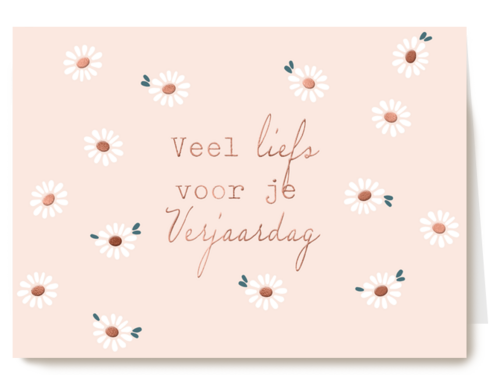 Verjaardagskaart Hallmark | Veel Liefs Voor Je Verjaardag Met Bloemetjes
