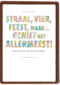 feest kaart geniet het allermeest