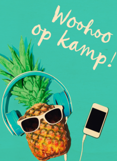 woohoo op kamp ananas