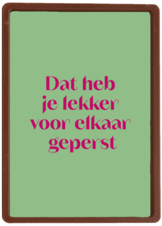 &C Dat heb je lekker voor elkaar geperst