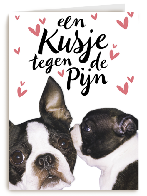 een kusje tegen de pijn