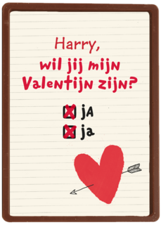 Wil jij mijn valentijn zijn naam