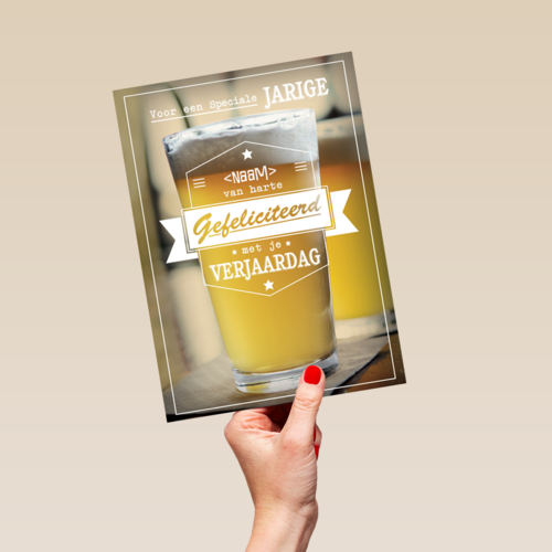 gefeliciteerd verjaardag jarige van harte