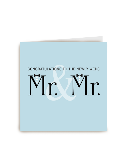huwelijk kaarten mr and mr