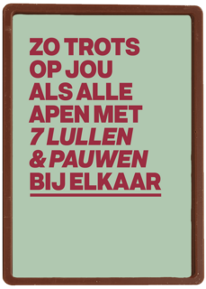 andC Zo trots op jou