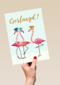 Flamingo geslaagd