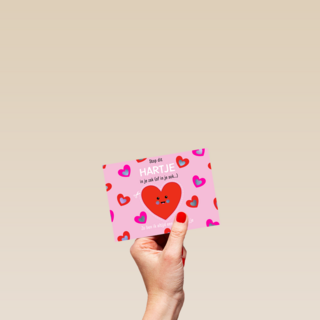 valentijn kaart stop dit hartje in je zak