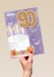 verjaardag leeftijden taart met kaarsjes 90