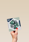 hexagonaal met kerstballen