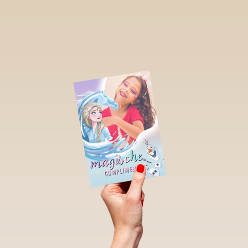 Frozen compliment fotokaart Elsa