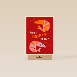 Compliment kaart you are shrimply the best