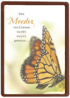 een moeder verliezen wordt nooit gewoon