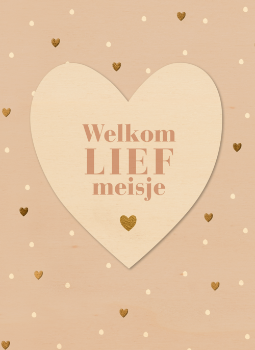 Geboortefelicitatie Welkom lief meisje