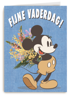 vaderdag kaart mickey fijne vaderdag
