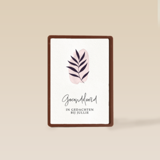 In gedachten bij jullie