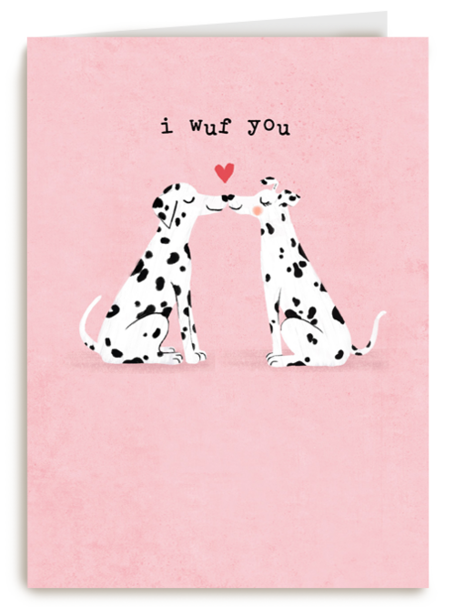 Kaart Hallmark | Valentijn | Valentijnskaart Grappig I Wuf You